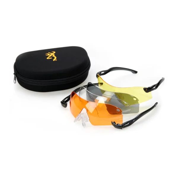 Gafas Browning Intercambiables con Funda protección y versatilidad