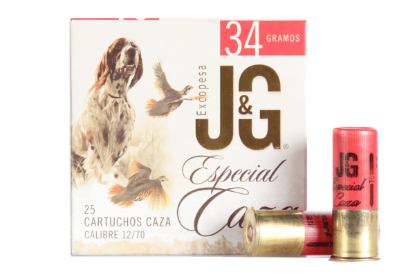 CARTUCHO 34GR  JG ESPECIAL CAZA CAL.12