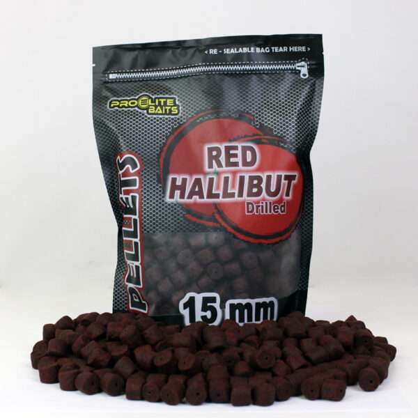 pellets red hallibut perforado 900gr proelite baits
