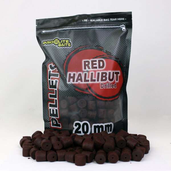 pellets red hallibut perforado 900gr proelite baits