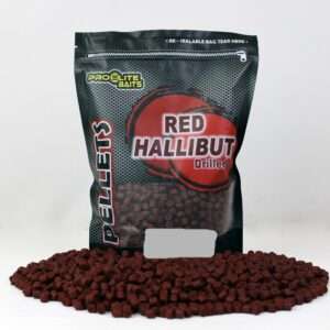 pellets red hallibut perforado 900gr proelite baits