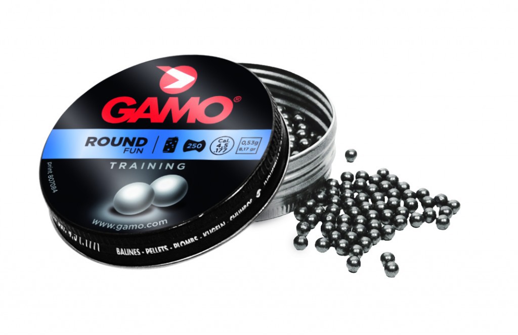 bola plomo round training cal 4,5 gamo