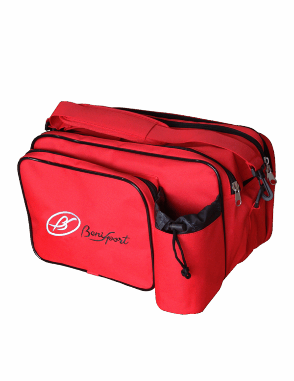 bolso rojo benisport bandolera