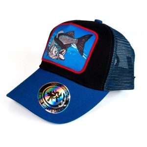 gorra yuki robalo azul negra