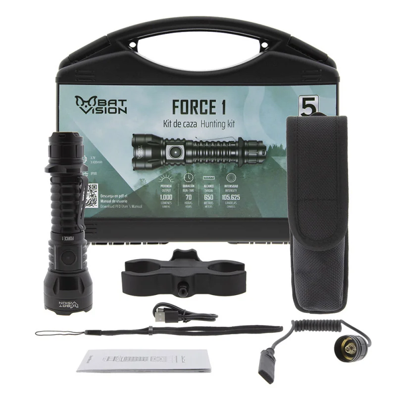 linterna force 1 1000 lumenes