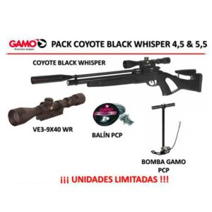 Carabina de aire comprimido Gamo Coyote Black Whisper,