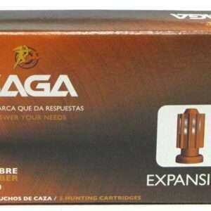 Cartucho Saga Expansiva Cal.12, impacto controlado para caza mayor.