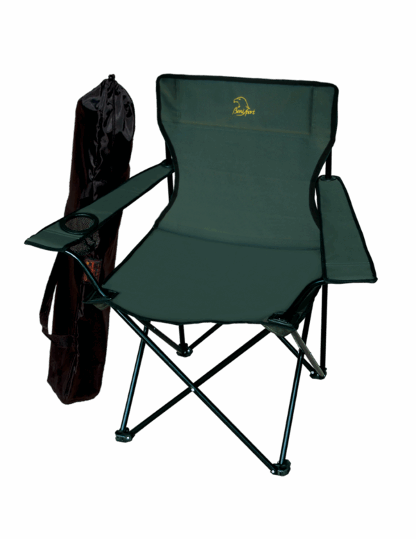 silla plegable verde