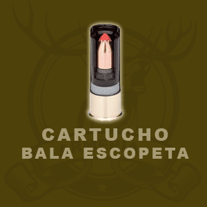 CARTUCHO BALA PARA ESCOPETA