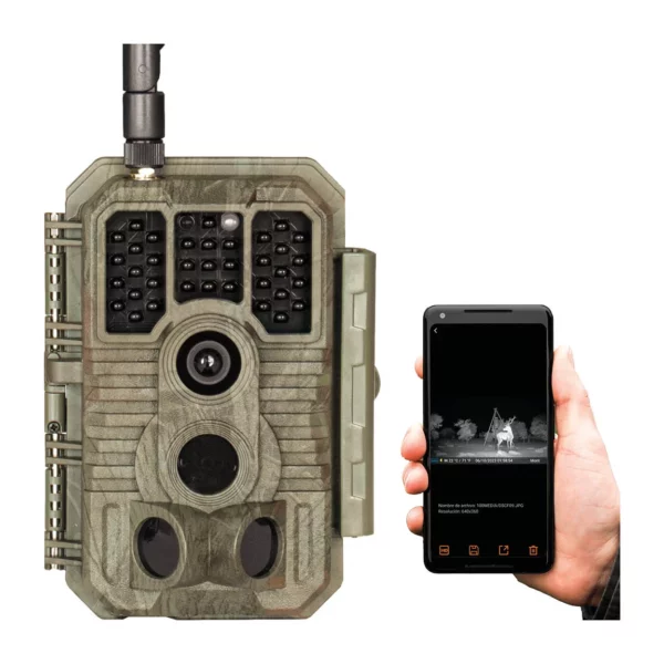 La cámara de caza GardePro X60P ofrece detección de 120º hasta 27 m, fotos de 48 Mpx, vídeo en 2K y un ángulo FOV de 70º. Equipado con iluminador IR de 30 m, garantiza imágenes claras incluso en la oscuridad. Esta versión liberada permite elegir la compañía de datos móviles según tus necesidades.