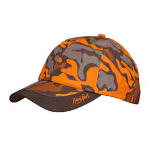 gorra camuflaje naranja infantil regulable niño