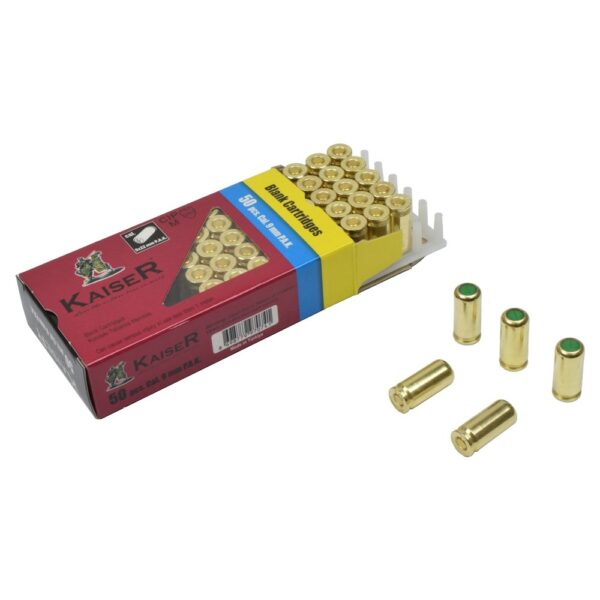 KAISER BLANK CARTRIDGES CALIBER 9mm P.A.K. 50pcs
