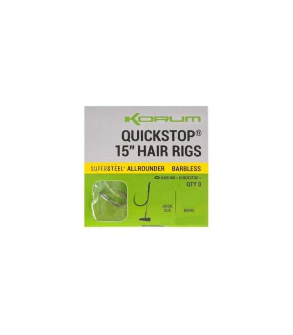 Anzuelo Montazo Korum N.8 Quickstop 15" Mono 0,30m