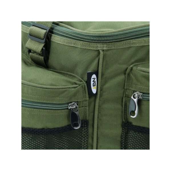 Bolso NGT Carryall 093 verde, bolso de pesca NGT, carryall NGT 4 compartimentos.