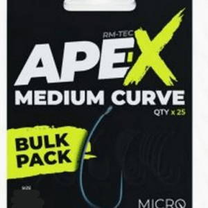 Anzuelos RidgeMonkey Apex Medium Curve 25 unidades