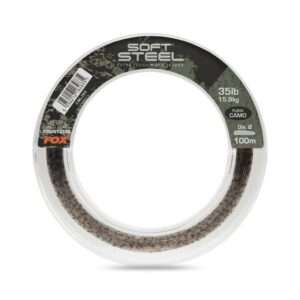puente de línea Fox soft steel mono leader 100 metros