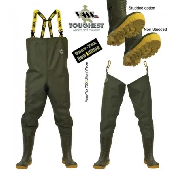 vadeador vass nova serie 700 pvc pesca