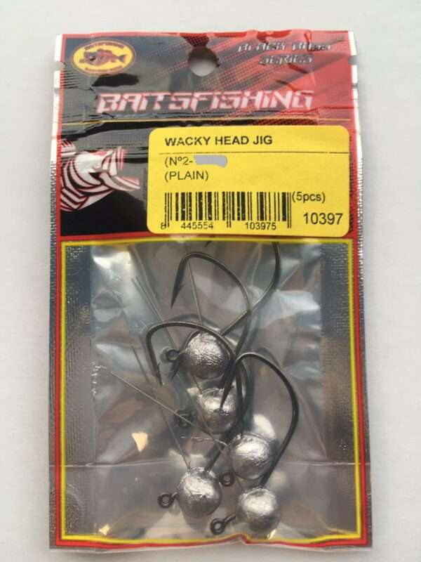 anzuelo plomado wacky head jig nº2