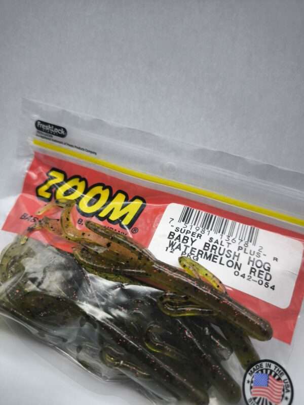 baby brush craw zoom watermelon red