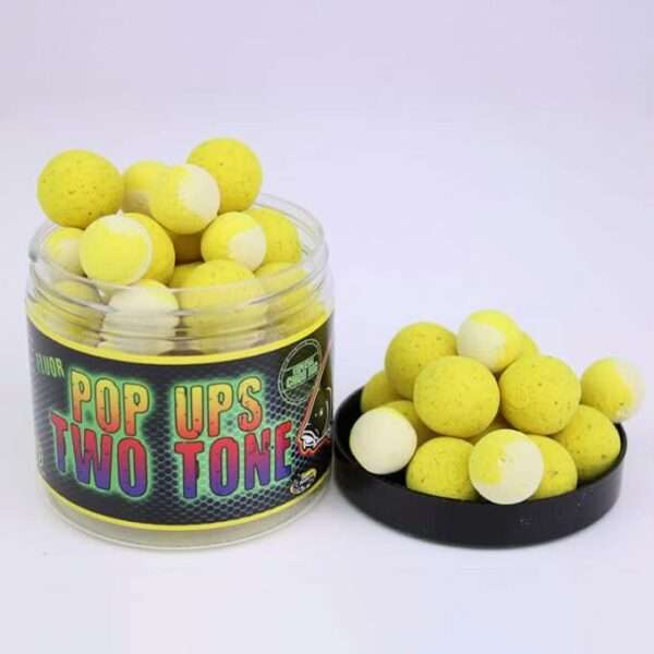 boilie flotante 14/20mm pop ups two tone