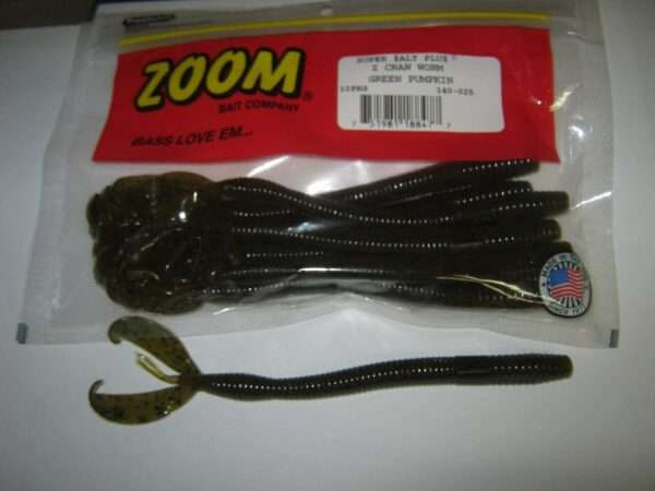 lombriz z craw worm green pumpkin zoom