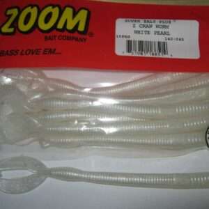 lombriz z craw worm white pearl zoom