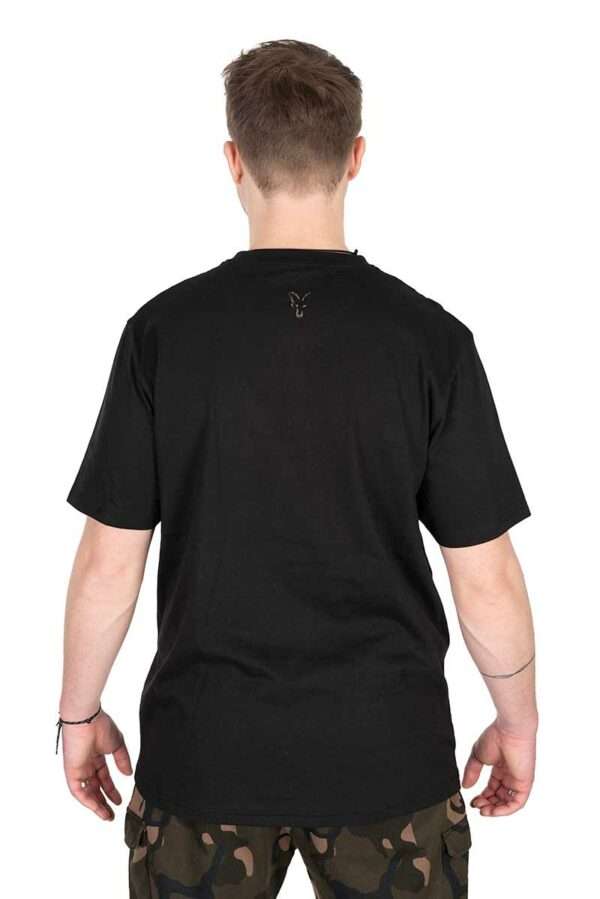 camiseta fox negra logo camo