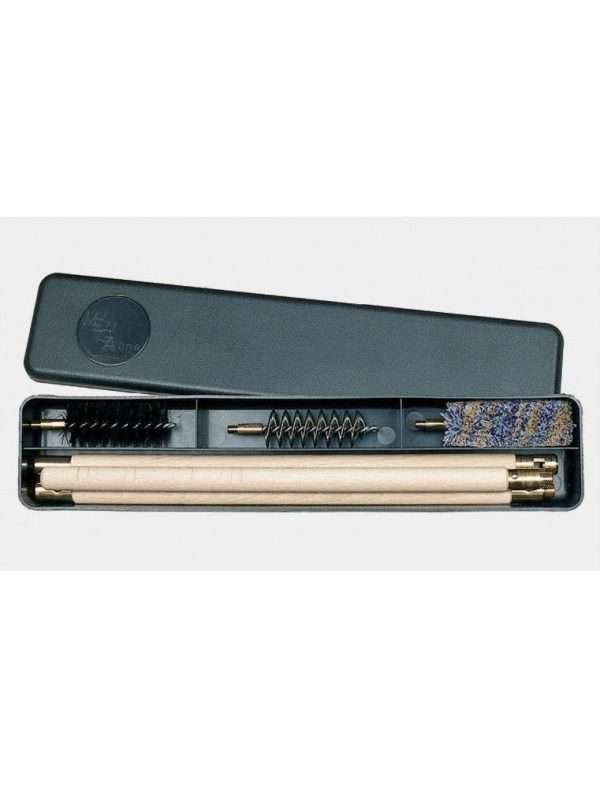 estuche limpieza megaline cal12 baqueta madera