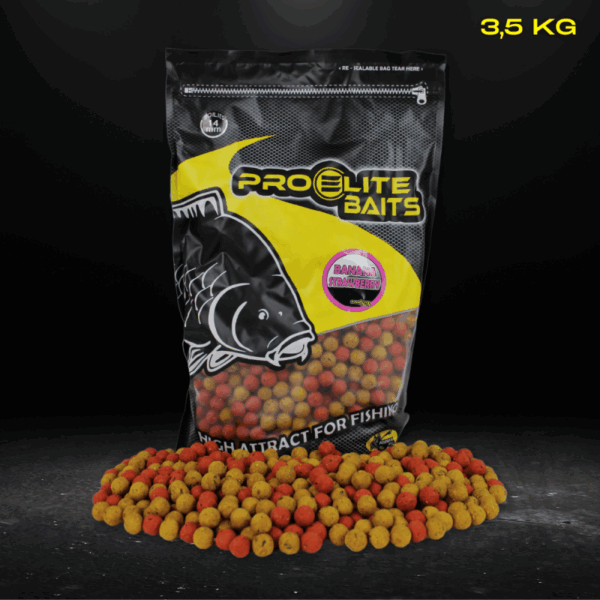 boilies banana fresa 14mm Pro Elite Baits