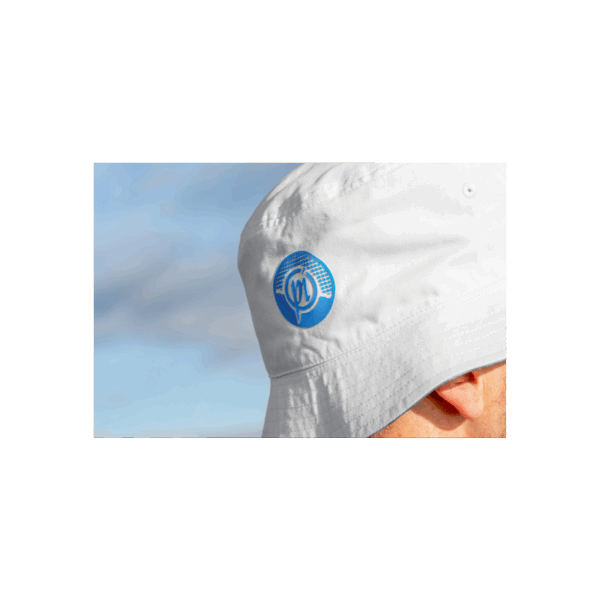 gorro reversible preston azul blanco