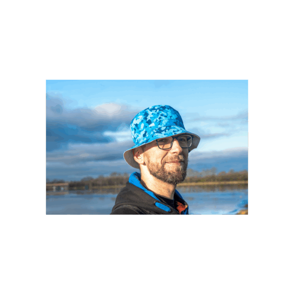gorro reversible preston azul blanco