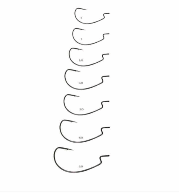 anzuelo asari curvo carolina worm