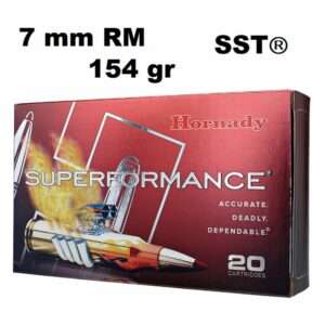 bala 7mm rem mag 154gr sst hornady