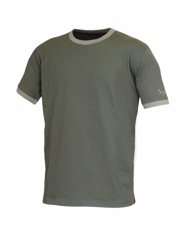 camiseta benisport algodón kaki