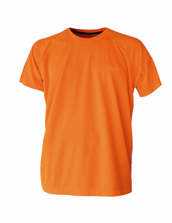camiseta técnica naranja manga corta benisport