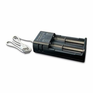 cargador doble baterías 18650 ARCEA