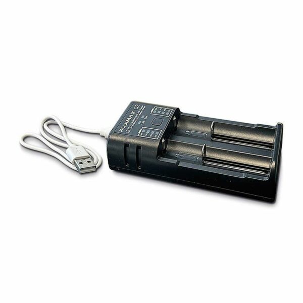 cargador doble baterías 18650 ARCEA