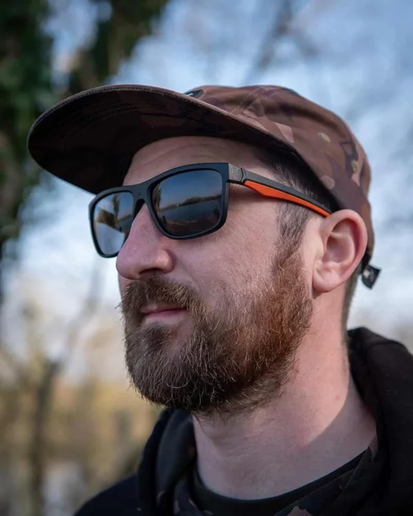 gafas fox collection black-orange pesca