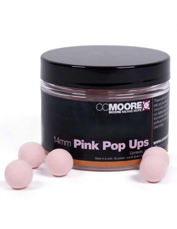 boilie pop ups 14mm pink cc moore