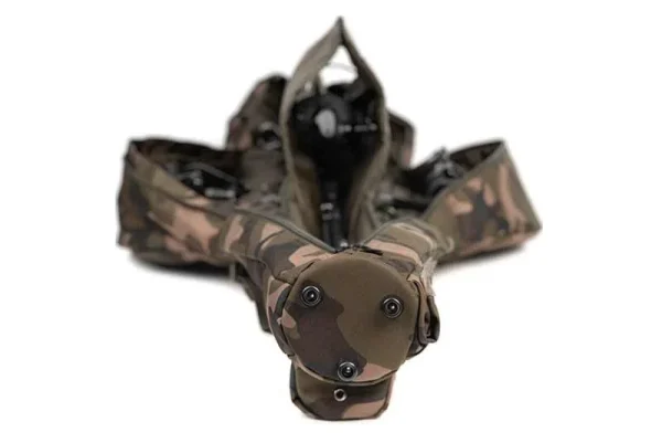 portacañas fox camolite 12 tri sleeve 3 cañas