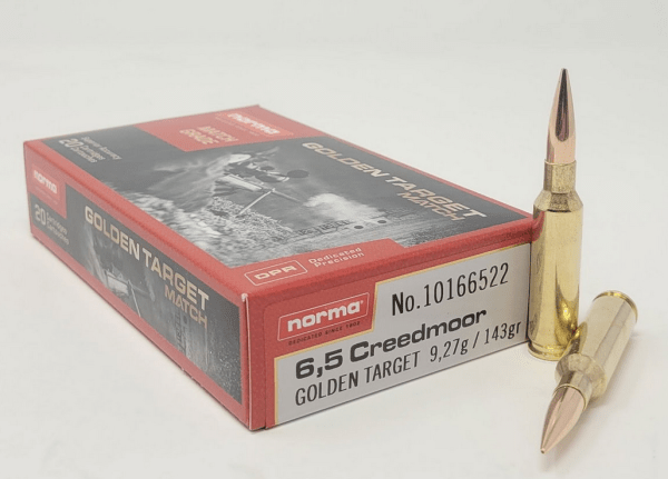 norma 6.5 creedmoor 143gr golden target