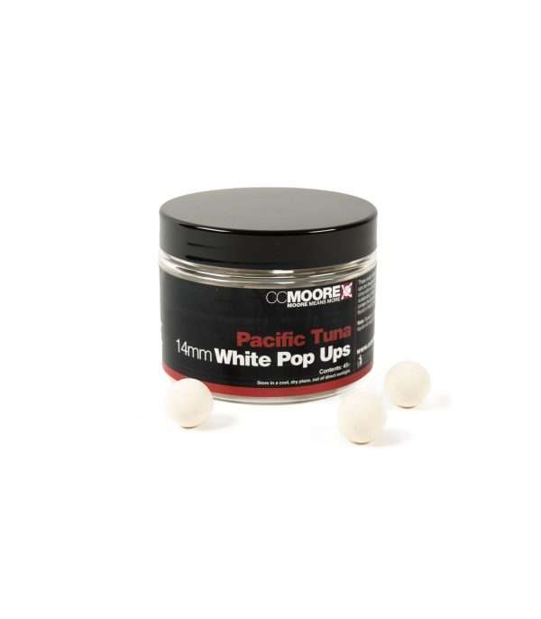 boilie pop ups 14mm white cc moore