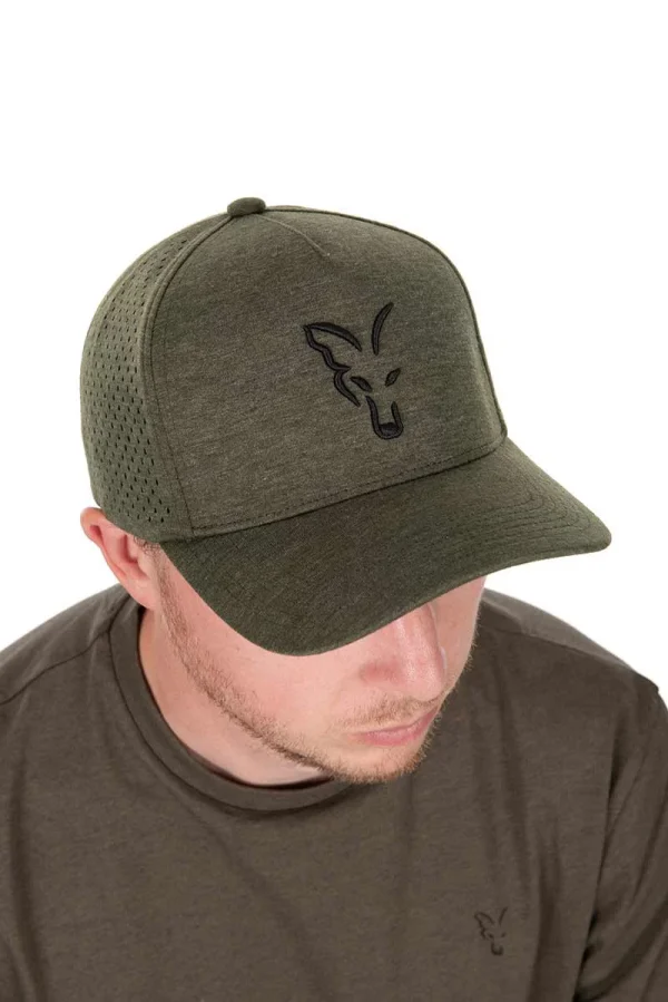 gorra fox verde negra baseball pesca