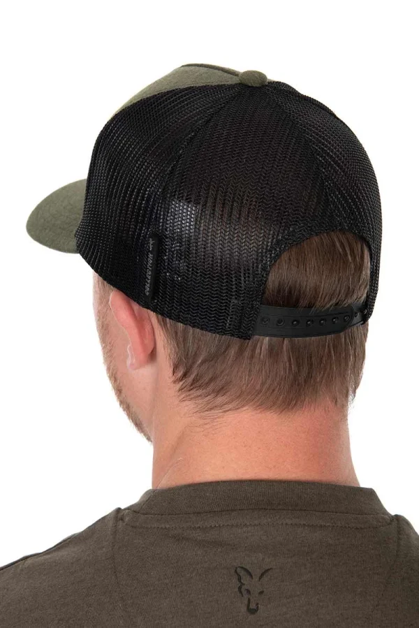 gorra fox verde negro rejilla