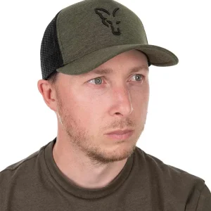 gorra fox verde negro rejilla