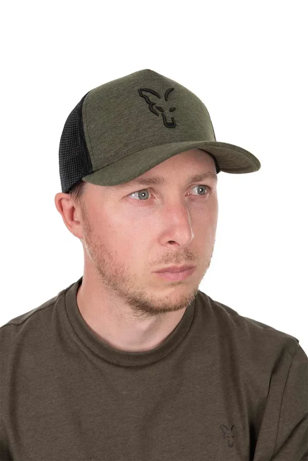 gorra fox verde negro rejilla