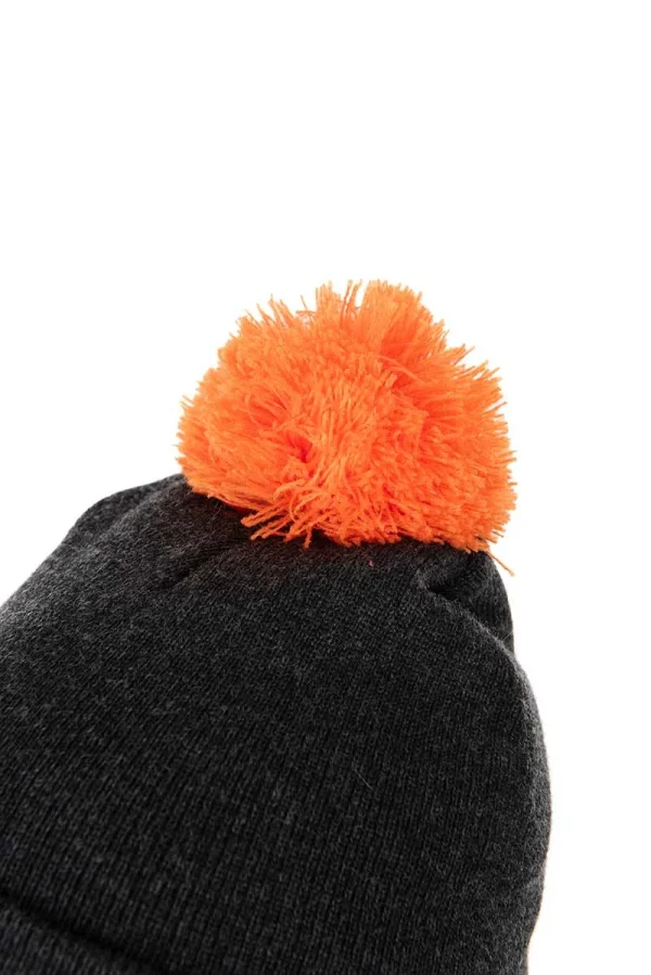 gorro fox negro naranja pesca