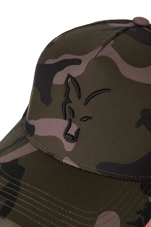 gorra fox trucker camo black