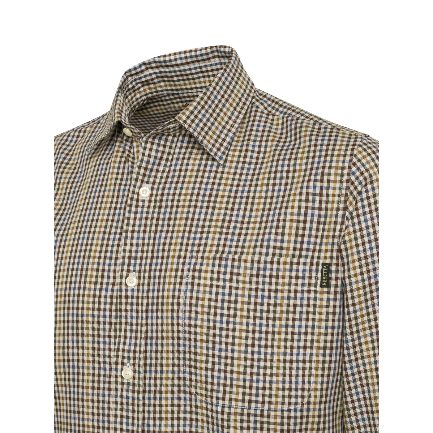camisa beretta bryggen apricot bordeaux
