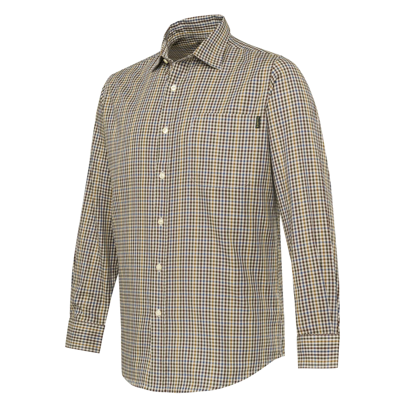 camisa beretta bryggen apricot bordeaux
